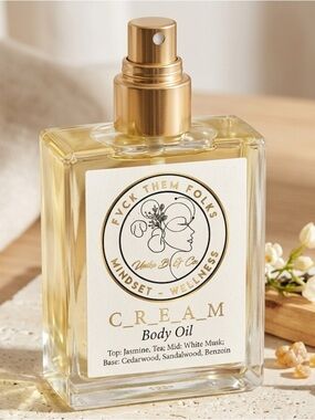 C_R_E_A_M Body Oil – Jasmine & Creamy Sandalwood